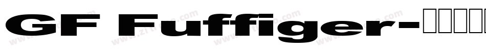GF Fuffiger字体转换